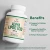 Alpha Lipoic Acid 600mg per Serving, 60 Capsules (Third Party Tested, Non-GMO, Gluten Free, Vegan Safe) Potent Antioxidant for Neuropathy and Cardiovascular Health (ALA Supplement) by Double Wood view 3