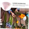 Anneome 50pcs Bouquet Wrap Bags Elegant Flower Packaging Sleeves for Single Roses for Floral Arrangements Weddings Mother Day Valentine Day Chic and Decent Floral Wraps view 3