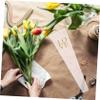 Anneome 50pcs Bouquet Wrap Bags Elegant Flower Packaging Sleeves for Single Roses for Floral Arrangements Weddings Mother Day Valentine Day Chic and Decent Floral Wraps view 4