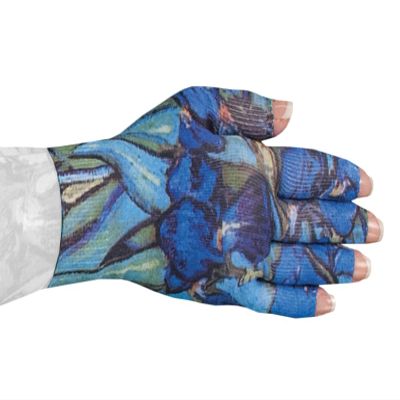 Lymphedivas Irises Medical Graduated Compression Glove for Lymphedema (30-40 mmHg Medium)