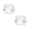 NineLife Basics Dream-Wear Replacement Full Face Cushion - Medium Wide (2 Pack), Clear view 1