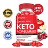 (2 Pack) Keto Crave Keto ACV Gummies Advanced Formula 1000MG Keto Crave Keto Gummies Apple Cider Vinegar Formulated with Pomegranate Beet Juice Powder B12 Vegan Non GMO 120 Gummys view 3