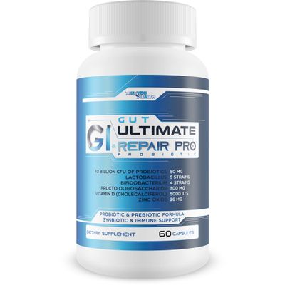 Gut & GI Ultimate Repair Pro Probiotic - Our Best Gut Probiotics for Full Probiotic GI, Gut, & Vag Support - Probiotic Vag Health - Womens Probiotics for Gut Health and Vag Health - Vag Probiotics