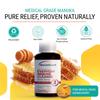 ManukaGuard Medical Grade Manuka Honey ImmuneGuard Nasal Spray with Saline Solution for Nose Rinse, Sinus Congestion, Moisturizing, MGO 600, 1.35 fl oz Bottle view 3