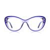 laureles Transition Cat Eye Readers Women Photochromic Bifocal Reading Glasses TR90 Frame Eyewear Female (Blue, 2.00 Magnification) view 3