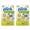 Plink Washer and Dishwasher Freshener and Cleaner, Prevents Residue, Removes Odors in Kitchen and Laundry Room Appliances, Septic-Friendly, Fresh Lemon Scent, 2 Packs of 4 Tablets view 1