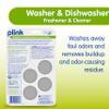 Plink Washer and Dishwasher Freshener and Cleaner, Prevents Residue, Removes Odors in Kitchen and Laundry Room Appliances, Septic-Friendly, Fresh Lemon Scent, 2 Packs of 4 Tablets view 2