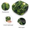 RODAILYCAY Sanitary Napkin Storage Bag, Zipper Period Pouch for Teen Girls Women, Portable Menstrual Tampons Collect Bags Happy St Patrick's Day Four Leaf Clover view 3