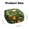 Happy St Patrick's Day Four Leaf Clover Menstrual Pad Purse for School, Tampons Collect Pouch for Women Girls, Soft Sanitary Napkin Disposal Bags view 2