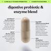 Lemme Debloat 3-in-1 Prebiotic, Probiotic & Digestive Enzyme Capsules for Bloating & Gas Relief - 2 Clinically Studied Probiotics w/5 Digestive Enzymes to Improve Digestion, Women & Men, (60 Count) view 3