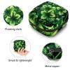Happy St Patrick's Day Four Leaf Clover Menstrual Pad Purse for School, Tampons Collect Pouch for Women Girls, Soft Sanitary Napkin Disposal Bags view 3
