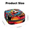 Tampons Collect Bags for Women Girls, Sanitary Napkin Storage Disposal Pouch, Lightweight Menstrual Cup Bag Soccer Football view 2
