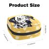 Sanitary Napkin Storage Bag for Feminine Pads, First Period Kit for Women, Dalmatian Portable Menstrual Period Sanitary Pouch view 2