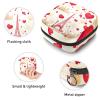 Tampons Collect Bags for Women Girls, Sanitary Napkin Storage Disposal Pouch, Lightweight Menstrual Cup Bag Eiffel Tower Love Heart view 3