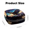 RODAILYCAY Period Bags for School, Sanitary Napkin Storage Bag for Feminine Pads, Starry Sky Eagle Ladies Menstrual Cup Pouch Sanitary Pads Organizer view 2