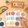 Whaline 315Pcs Boho Gift Tag Stickers 2.5 Inch Neutral Style Self-Adhesive Label Decals Round to and from Sticker for Gift Envelope Sealing Birthday Baby Shower Party view 4