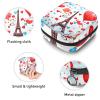 RODAILYCAY Sanitary Pads Bags, Eiffel Tower Love Heart Menstrual Cup Pouch Nursing Pad Holder, First Period Kit Bags for Teen Girls Women Ladies view 3