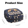 RODAILYCAY Sanitary Napkin Storage Bag for Feminine Pads, First Period Kit for Women, Halloween Letters Portable Menstrual Period Sanitary Pouch view 2