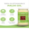 100% Sustainable Palm Oil | RSPO Certified | 2-Pack (14 fl oz) | For cooking, baking and soap making (2) view 2