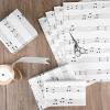 12 Sheets 28 * 20 Inches Musical Note Wrapping Paper Music Design Gift Wrap Paper for Birthday Baby Shower Wedding Bridal Shower Music Concert Party Craft Supplies view 4