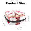 RODAILYCAY Sanitary Napkin Storage Bag for Women Cute, Feminine Menstruation Pad Holder for Period, Portable Zipper Menstrual Pad Bags Eiffel Tower Valentine's Day view 2