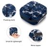 RODAILYCAY Tree and Flower Sanitary Napkin Storage Bag, Tampons Collect Holder Purse, First Period Kit for Girls Women, Pad Bag for Period for School view 3