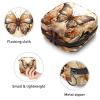 RODAILYCAY Period Bags for School, Sanitary Napkin Storage Bag for Feminine Pads, Butterfly Ladies Menstrual Cup Pouch Sanitary Pads Organizer view 3