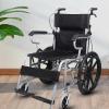 2 Pcs 20/22/24 Inch Replacement Wheelchair Rear Wheels Assembly, Polyurethane Solid Tire with 1/2" (12mm) Bearings and Handrim for Manual Wheelchairs (Size : 22x1 3/8) view 3