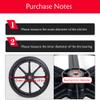 2 Pcs 20/22/24 Inch Replacement Wheelchair Rear Wheels Assembly, Polyurethane Solid Tire with 1/2" (12mm) Bearings and Handrim for Manual Wheelchairs (Size : 22x1 3/8) view 4