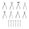 AISITESY 14 pcs Optical Eyeglass Repair Kit Eyeglass Repair Tools Optician's Optical Tool Kit Eyeglass Repair 6 pcs Screwdriver 8 pcs Pliers view 2