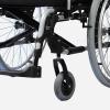 2 Pcs 6x1 Wheelchair Front Wheels Assembly, 6 Inch Inflatable Anti-Slip Rubber Replacement Wheelchair Wheels for Disabled Old People Wheelchairs with 5/16" (8 mm) Bearing view 4