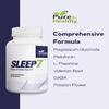 Pure & Healthy Sleep7 Natural Sleep Support w/Magnesium glycinate, Melatonin, L-Theanine, Valerian, Lemon Balm, GABA, and Passion Flower view 3