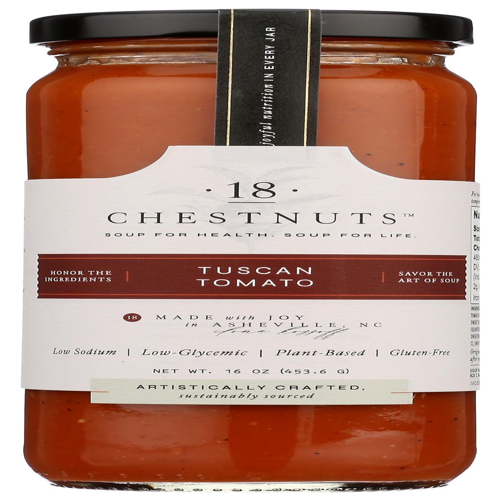 18 Chestnuts, Soup Tuscan Tomato, 16 Ounce