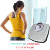 Adamson A25 Scales for Body Weight - Up to 400 LB - New - 5.3" Dial on 12.4" x 10.2" Platform - Anti-Skid Rubber Surface - Bathroom Scale Analog - Durable with 20-Year Assurance - w/Rug - Grey view 4