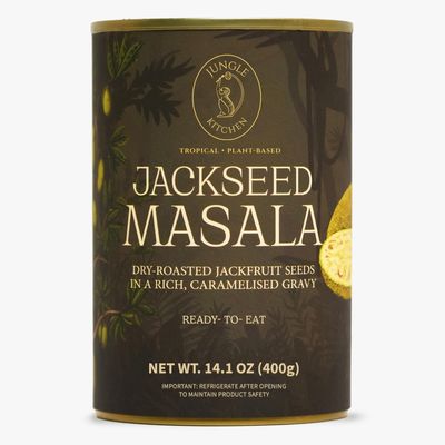 Jungle Kitchen Jackseed Masala Ready to Eat Gravy, 100% Vegan, 0% Artificial Preservatives, Jackseed with Caramelized Masala Gravy 400g (Pack of 1)