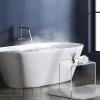 VDGPWA Premium Acrylic Shower Bench,16" L*12" W *18" H, 3/5"(15MM) Thick Acrylic Shower Stool,700lbs Weight Capacity Modern Clear Shower Seat for Inside Shower view 3