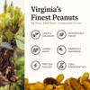 Belmont Peanuts Cocktail Crunch Mix, 18 oz (1 Pack)  Pecans, Butter Toffee Virginia Peanuts, Sesame Sticks, Rice Sticks, Seasoned Peanuts  Simple Ingredients, No Preservatives, Hand Seasoned view 4