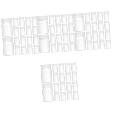 80 Pcs Medicine Bottle Travel or White Tablet Timer