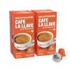 Cafe La Llave Decaf Latin Style Espresso Pods, Dark Roast, Compatible with Nespresso Original Line, 40 Count Aluminum Capsules view 1