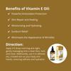 AEKONIK Organic Vitamin E Oil - Essential Pure Vitamin E Oil For Body Care and Skin Care - 4-Oz Bottle for Dry Skin, Wrinkles, Stretch Marks, Acne & Anti-Aging view 3
