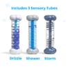 hand2mind Calming Sounds Sensory Tubes, Rain Sound Fidget Tubes, Rain Stick Instrument, Toddler Sensory Toys, Calm Down Corner Supplies, Science Classroom Weather Toys, Play Therapy Activities view 2