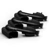 CarbonKlean Peeps Glasses Cleaner - for Eyeglasses, Reading Glasses, and More - Lens Cleaner with Carbon Microfiber Tech - Soft Touch Black - 3 Count view 1