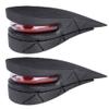 5cm Height Increasing Insoles,Shoe Lift Pads Cushion Black Taller Shoes Insoles Heel Insert for Men and Women view 1