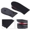 5cm Height Increasing Insoles,Shoe Lift Pads Cushion Black Taller Shoes Insoles Heel Insert for Men and Women view 4