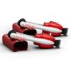 CarbonKlean Peeps Glasses Cleaner - for Eyeglasses, Reading Glasses, and More - Lens Cleaner with Carbon Microfiber Tech - Soft Touch Red - 2 Count view 1