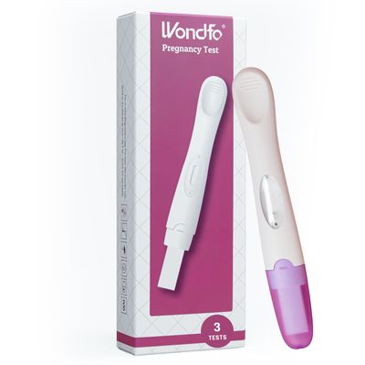 Wondfo Pregnancy Test - Detect HCG with 99% Accuracy - Easy to Use at Home HCG Urine Test with Fast and Reliable Results - [3 Count]