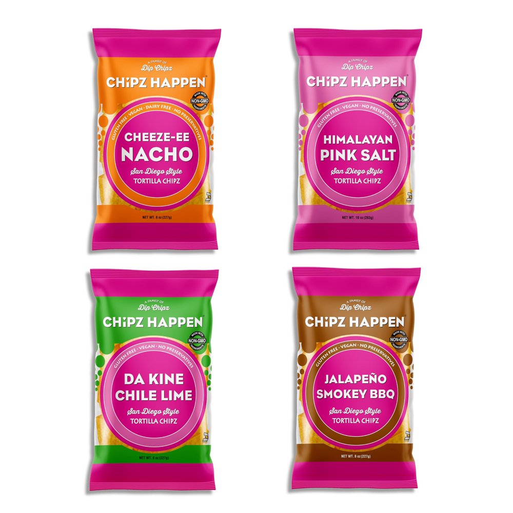 Chipz Happen Tortilla Chipz (Pack of 4) (Variety)