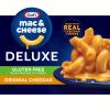 Kraft Deluxe Gluten Free Mac and Cheese, Brown Rice and Corn Pasta, 1 Box, for Easy Dinner or Dinner Sides, Original Cheddar Flavor, No Artificial Flavors, 12 oz view 1