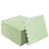 HEIPINIUYE 50 Pieces 2-ply Sage Green Napkin Disposable Scalloped Cocktail Napkins Beverage Napkins Dessert Napkins Paper Napkins for Wedding Birthday Party Paper Dinner Napkins view 1