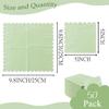 HEIPINIUYE 50 Pieces 2-ply Sage Green Napkin Disposable Scalloped Cocktail Napkins Beverage Napkins Dessert Napkins Paper Napkins for Wedding Birthday Party Paper Dinner Napkins view 2